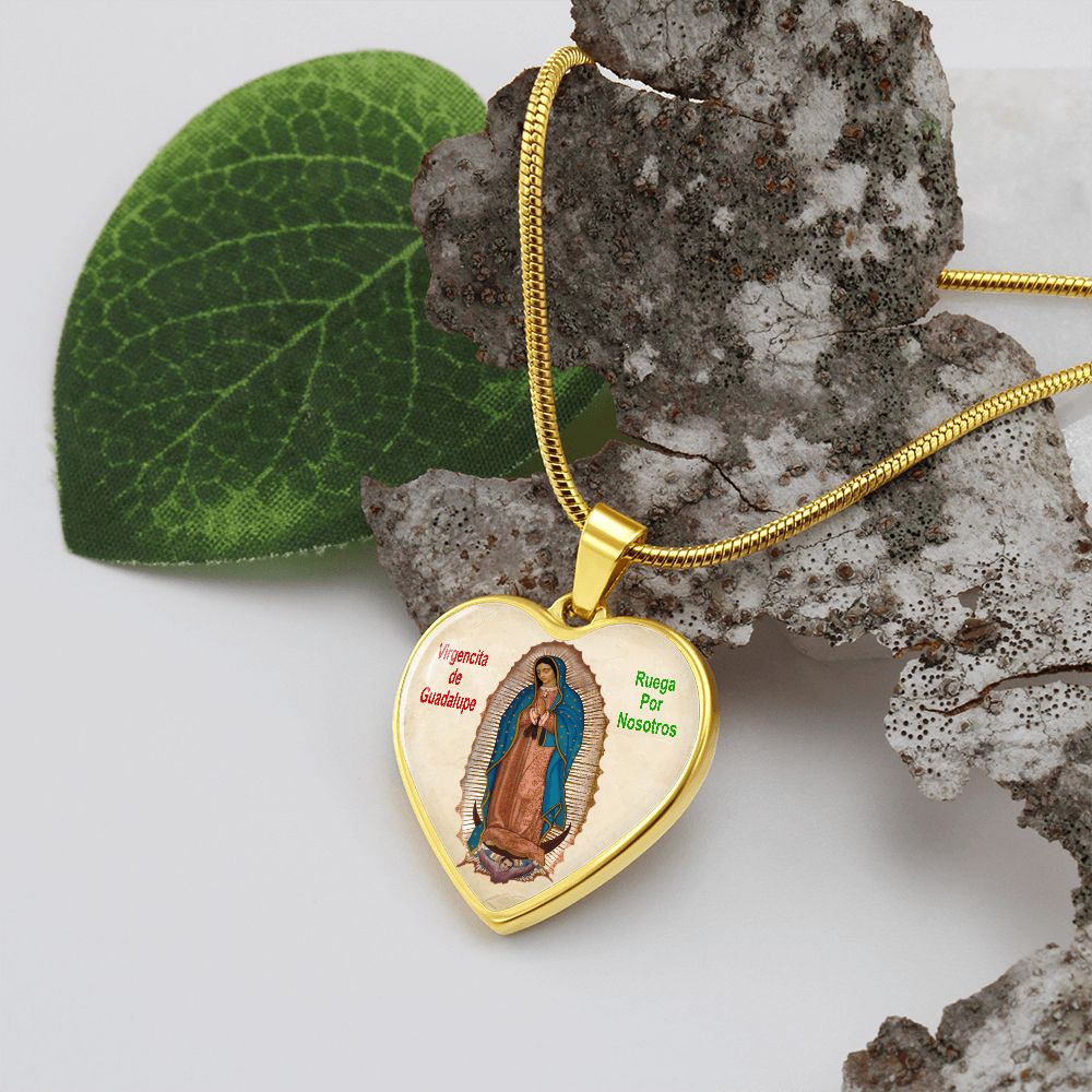 Medalla con Cadena de La Virgen de Guadalupe
