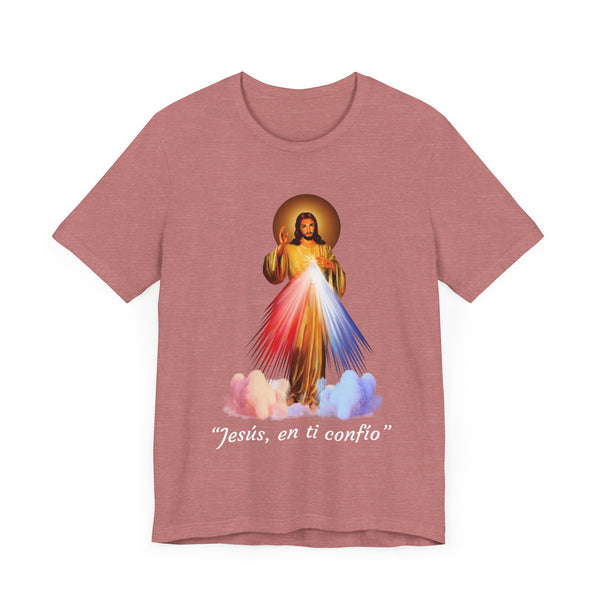 Camiseta  De La Divina Misericordia. Jesus en Ti Confio.