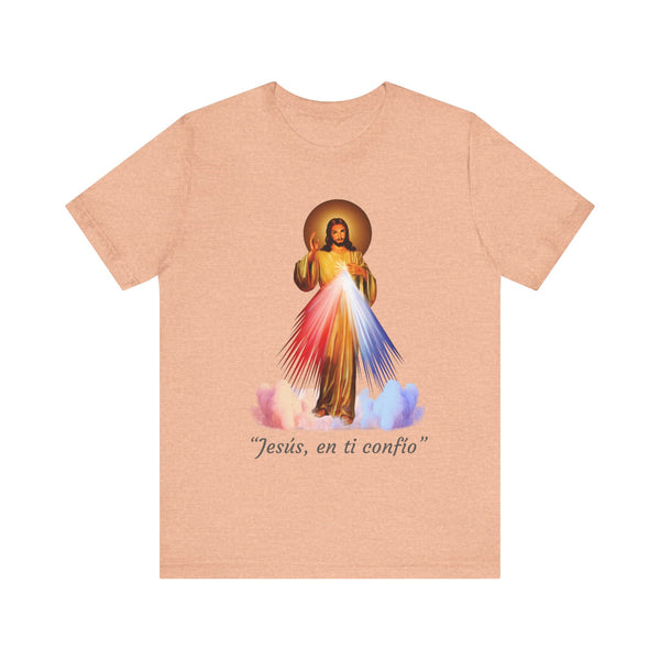 Camiseta  De La Divina Misericordia. Jesus en Ti Confio.