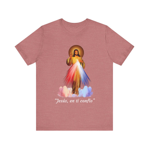 Camiseta  De La Divina Misericordia. Jesus en Ti Confio.