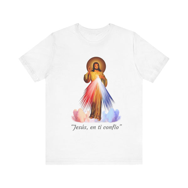 Camiseta  De La Divina Misericordia. Jesus en Ti Confio.