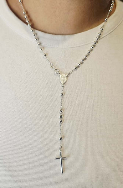 Rosario De Plata Esterlina