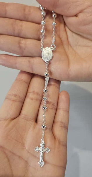 Rosario De Plata Esterlina