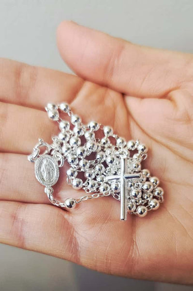 Rosario De Plata Esterlina