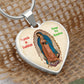Medalla con Cadena de La Virgen de Guadalupe