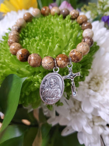 Pulsera de piedra de San Padre Pio